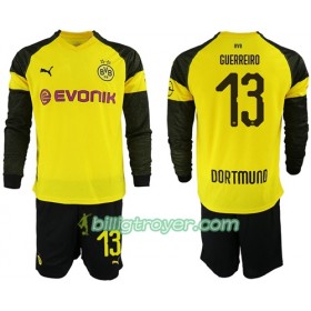 Billige Fotballdrakter Borussia Dortmund Guerreiro 13 Barn Hjemmedraktsett 2018/19 Langermet